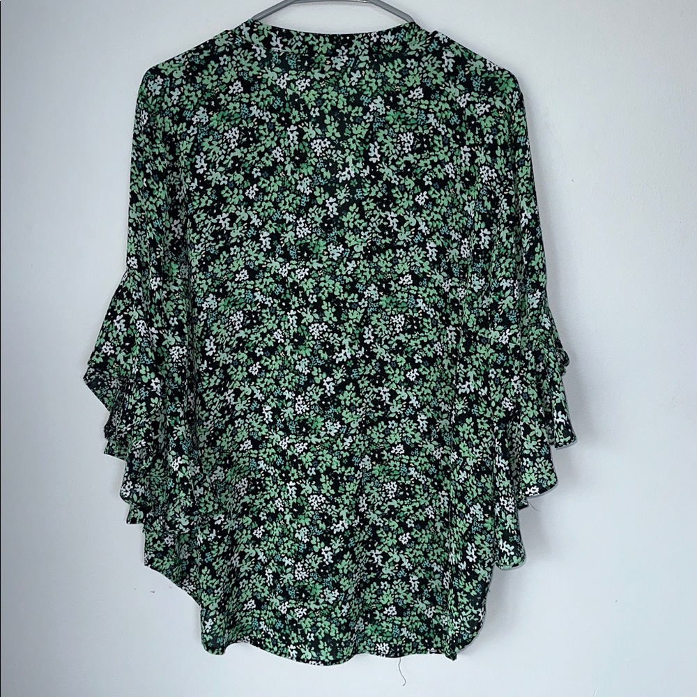 Vince Camuto woman’s blouse three-quarter length sleeve size L - Picture 2 of 5